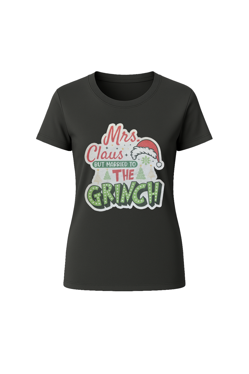 Glitter Married To The Grinch Short Sleeve Tee