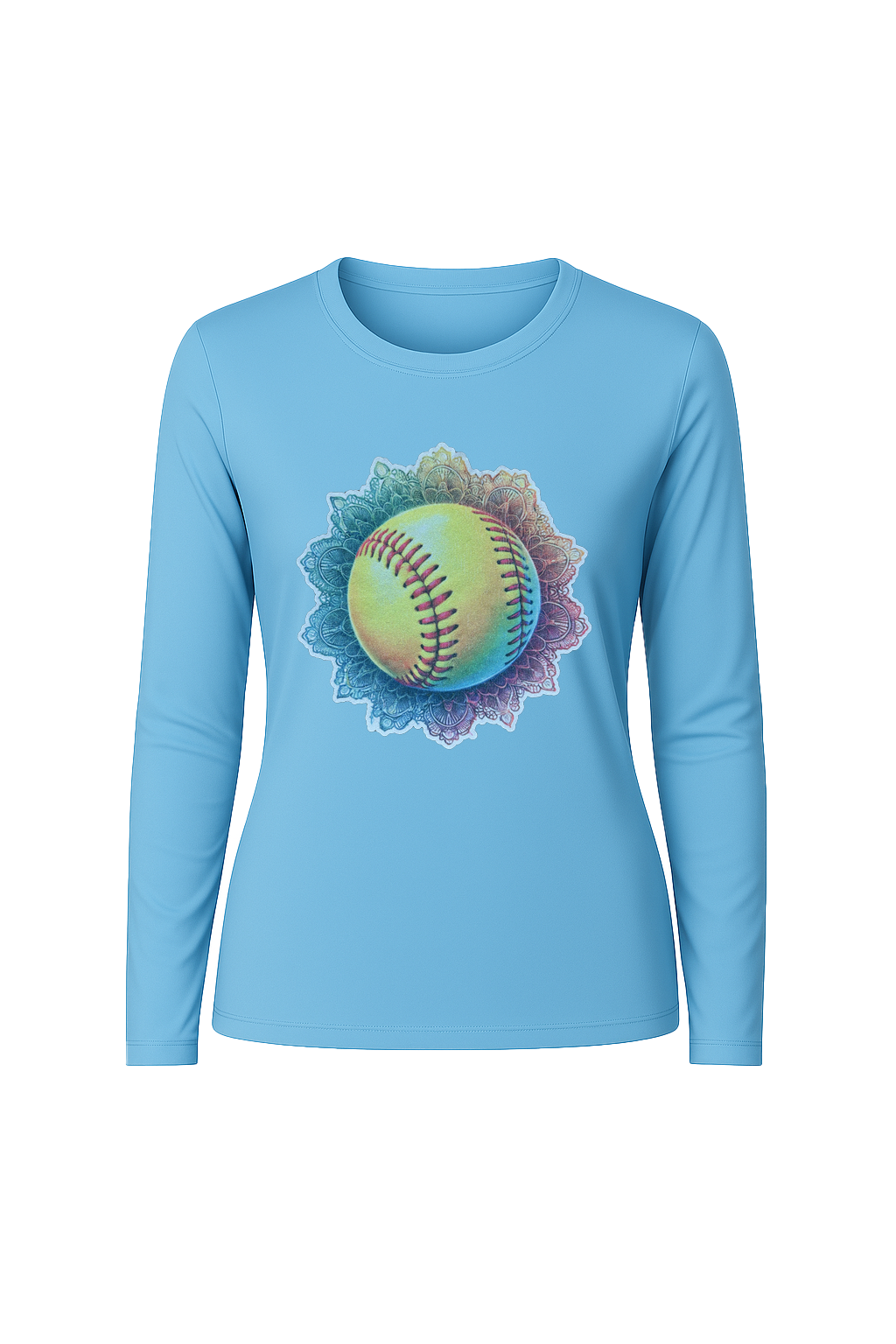 Glitter Tie-Dye Triple Long Sleeve Tee UPF 50