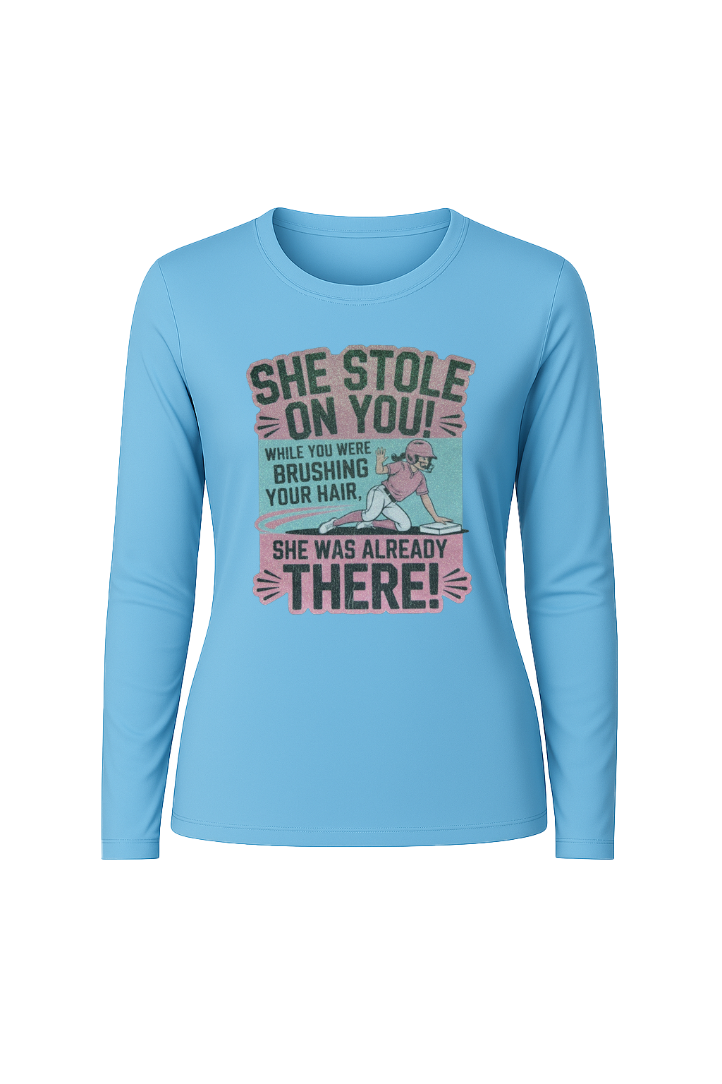 Glitter She Stole On You Long Sleeve Tee UPF 50