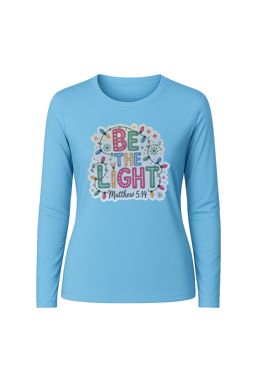 Glitter Be The Light Long Sleeve Tee UPF 50