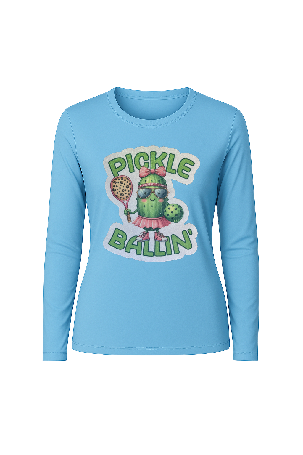Glitter Pickle Ballin Long Sleeve Tee UPF 50
