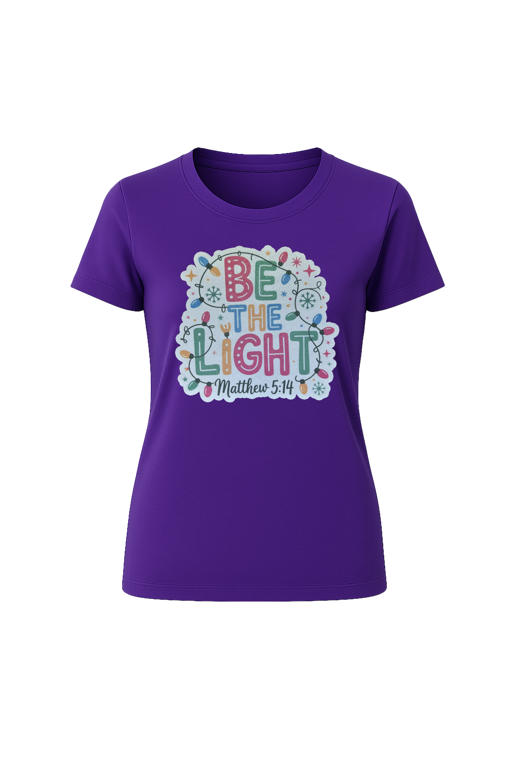 Glitter Be The Light Short Sleeve Tee