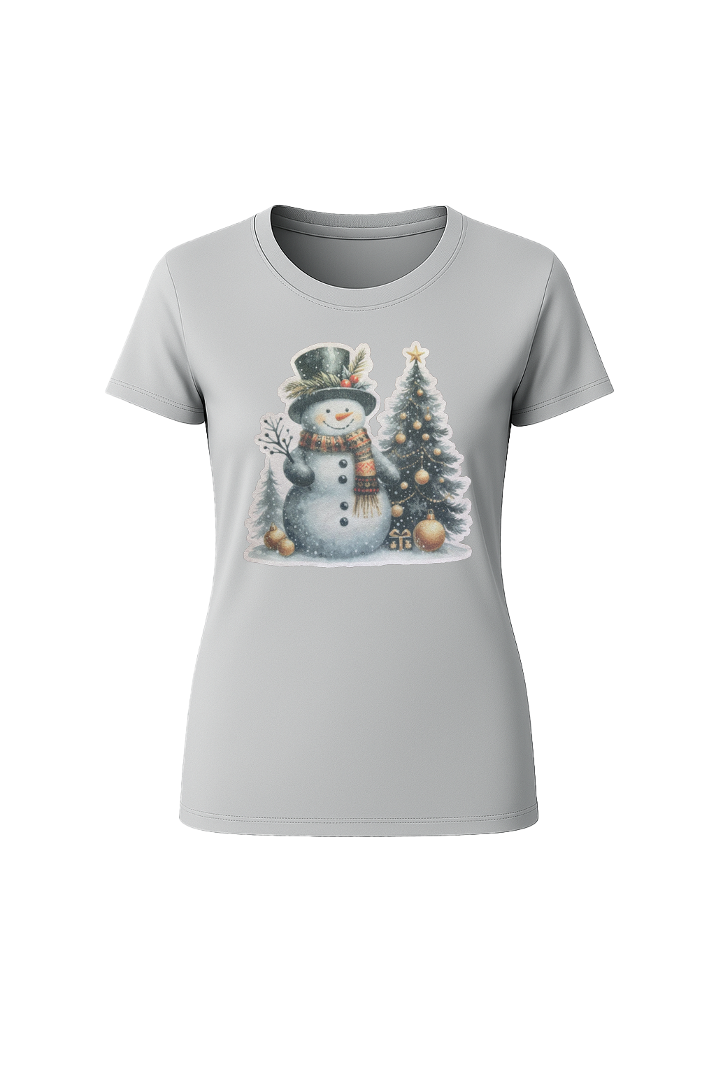 Glitter Festive Frosty Short Sleeve Tee