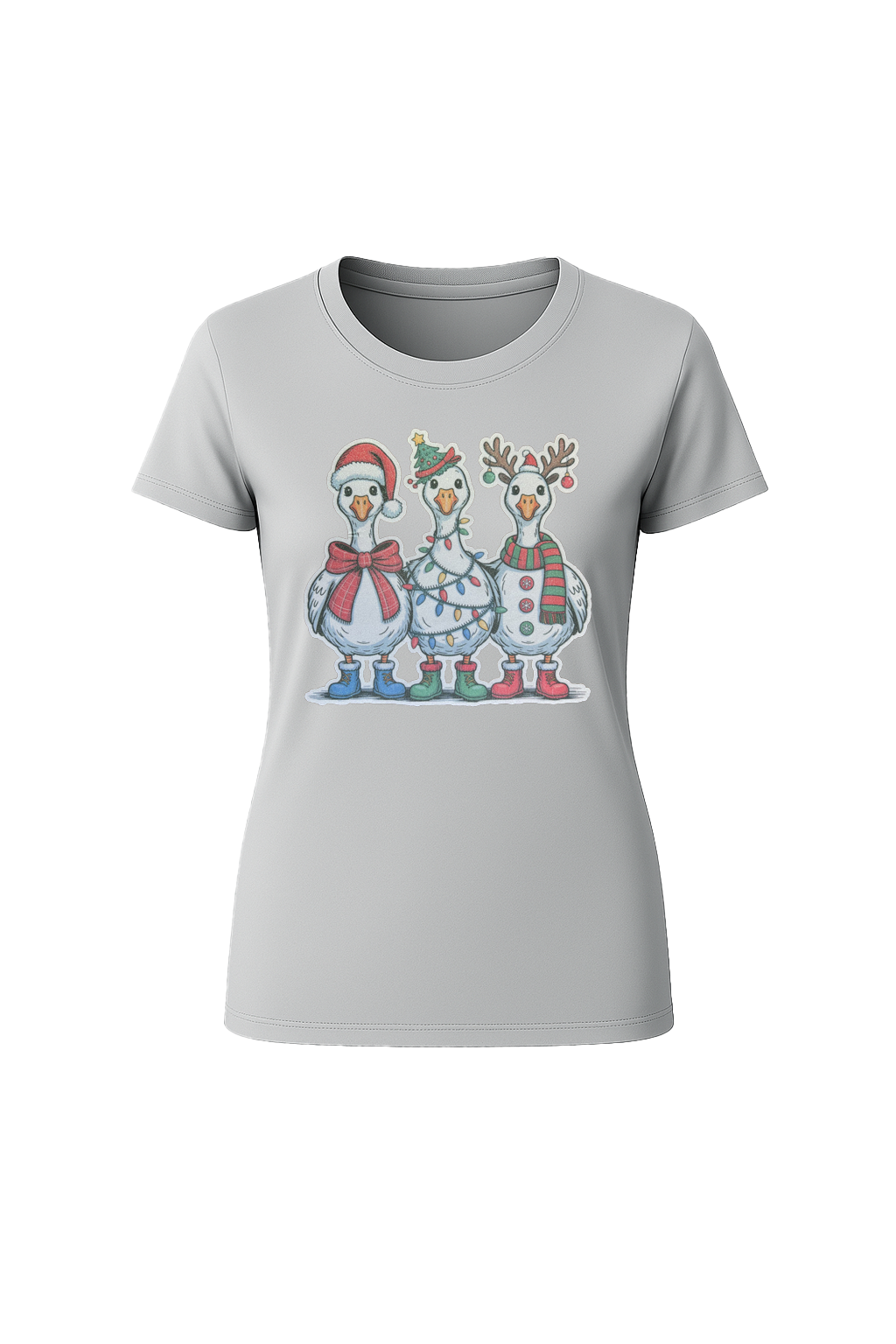 Glitter Festive Fowl Short Sleeve Tee
