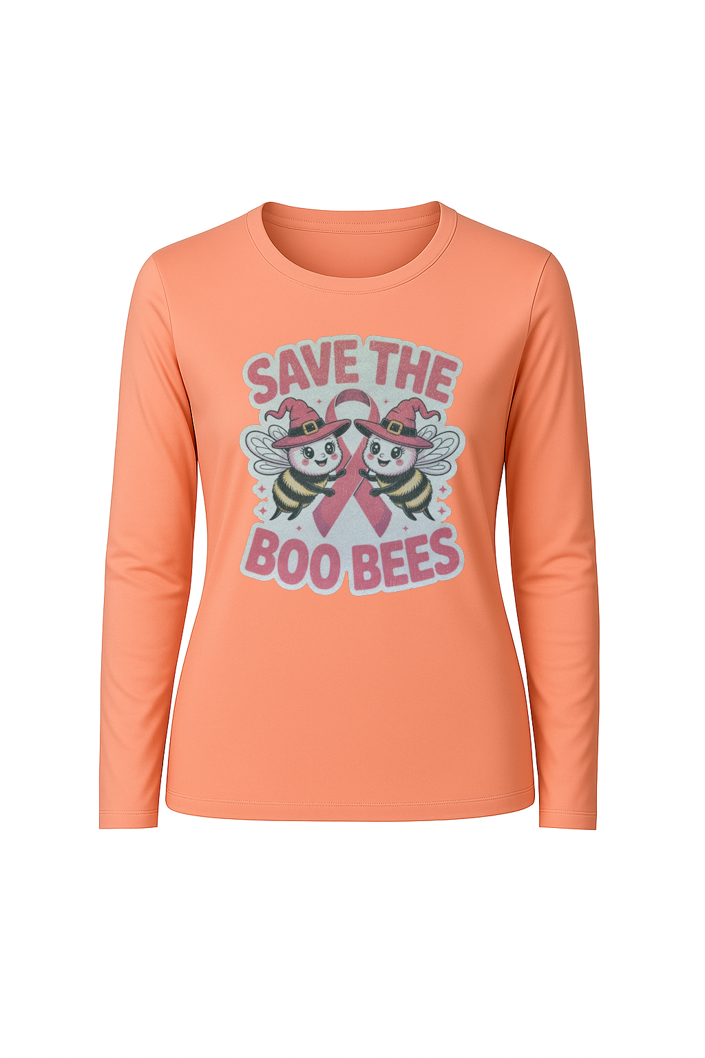 Glitter Save The Boo Bees Long Sleeve Tee UPF 50