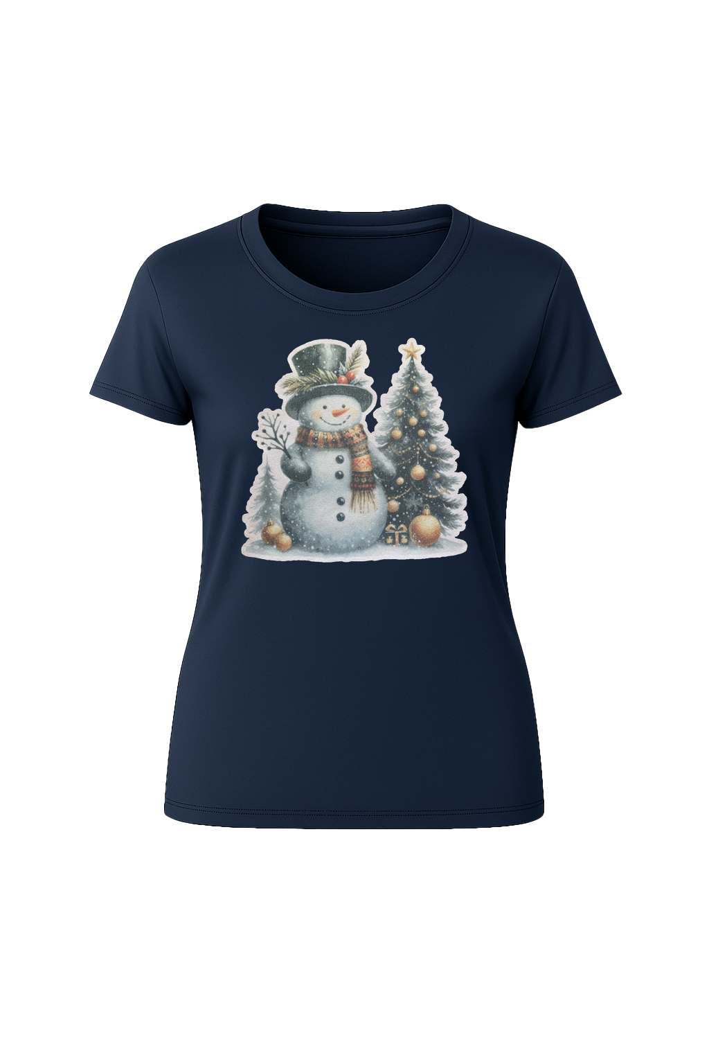 Glitter Festive Frosty Short Sleeve Tee