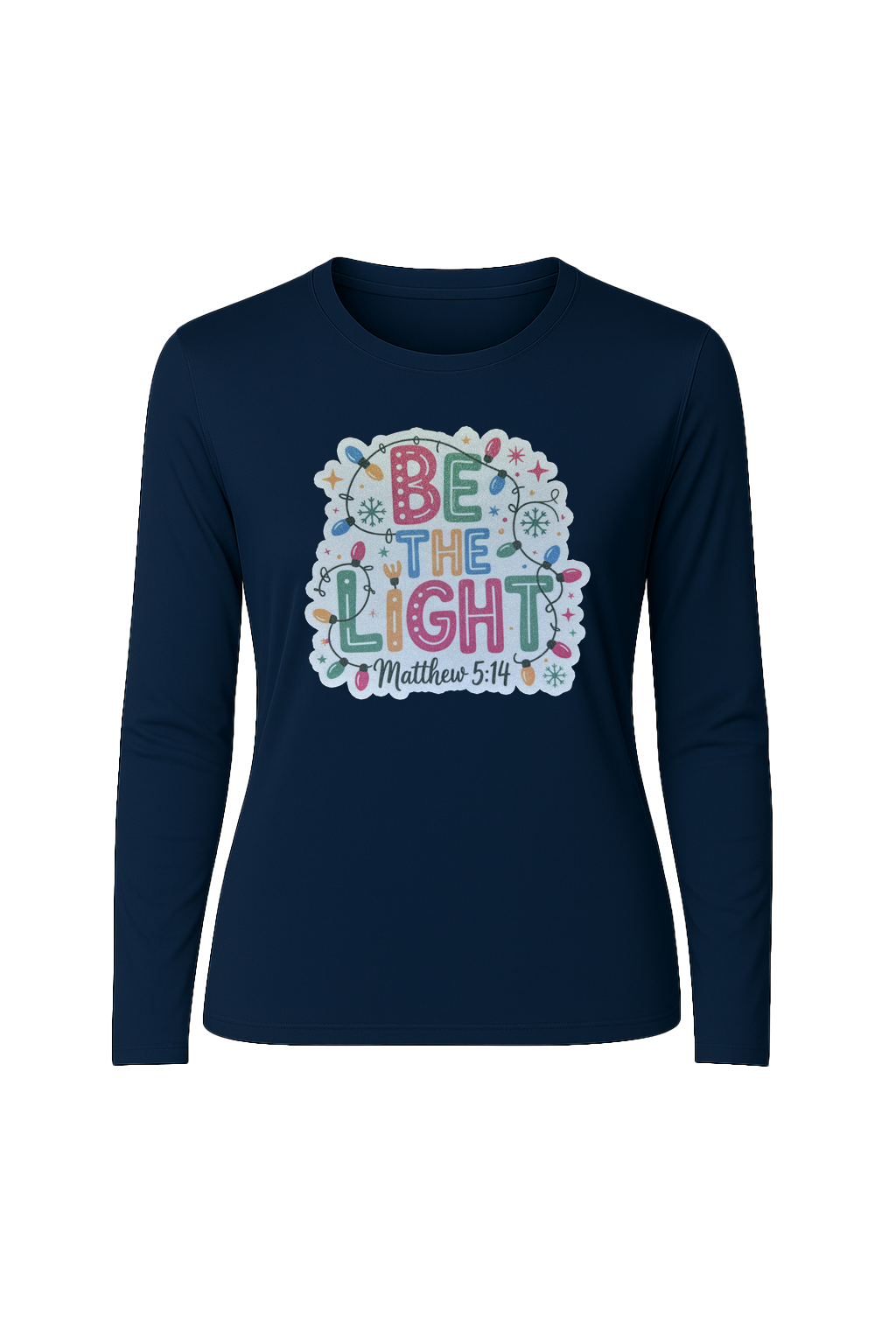 Glitter Be The Light Long Sleeve Tee UPF 50