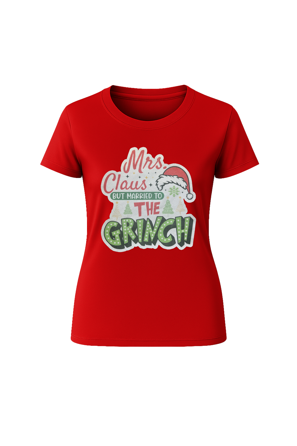 Glitter Married To The Grinch Short Sleeve Tee
