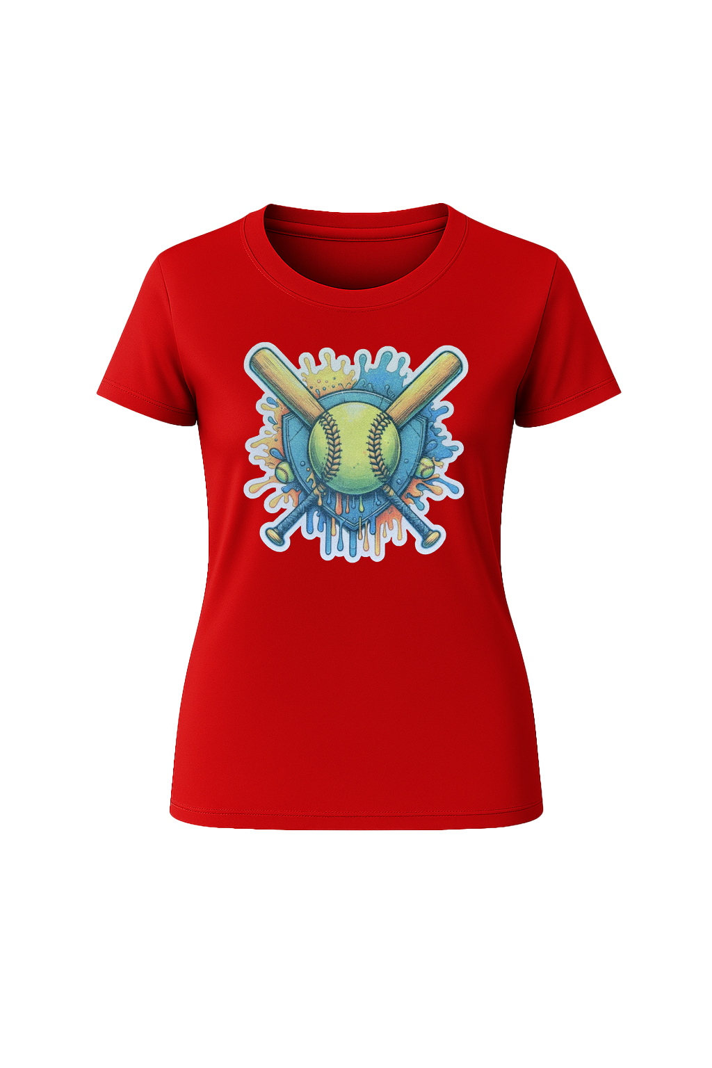 Glitter Blue Shield Short Sleeve Tee