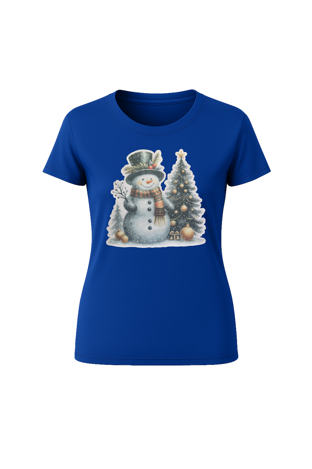 Glitter Festive Frosty Short Sleeve Tee