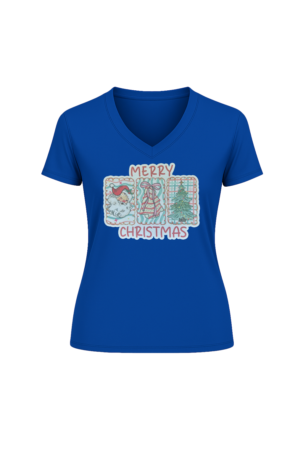 Glitter Three Wishes Short Sleeve V-Neck Tee