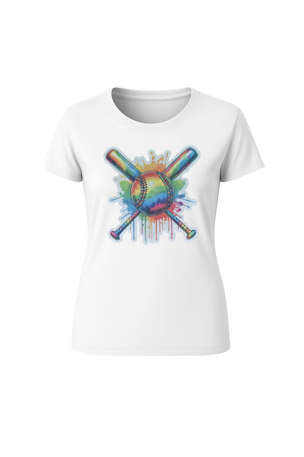 Glitter Splatter Bats Short Sleeve Tee