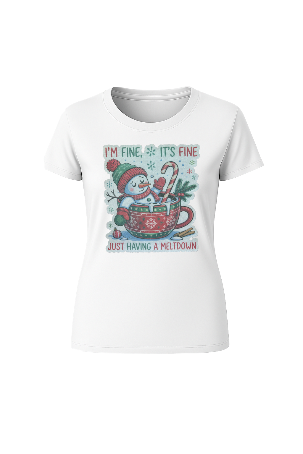 Glitter Having A Meltdown Short Sleeve Tee