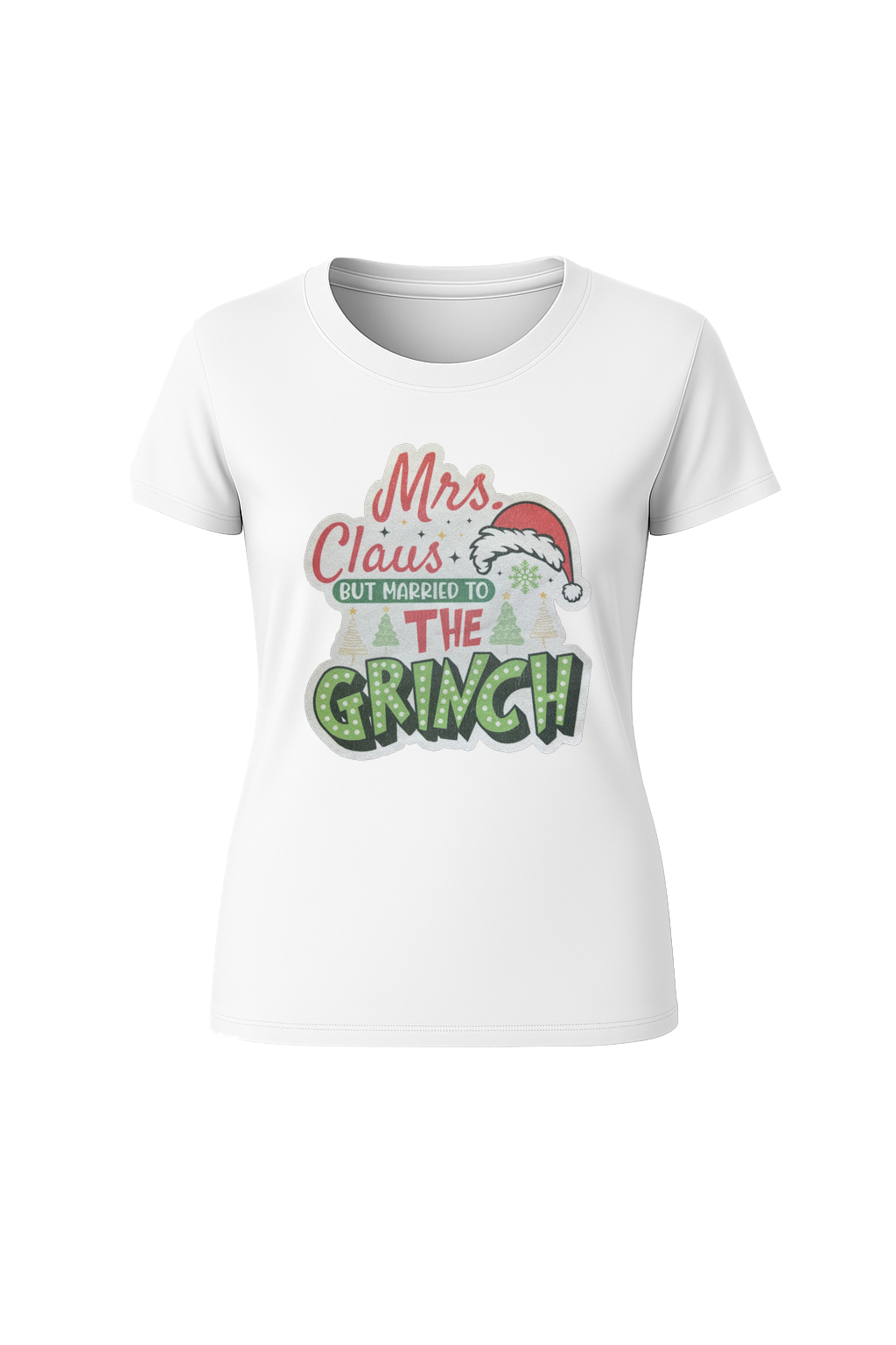 Glitter Married To The Grinch Short Sleeve Tee