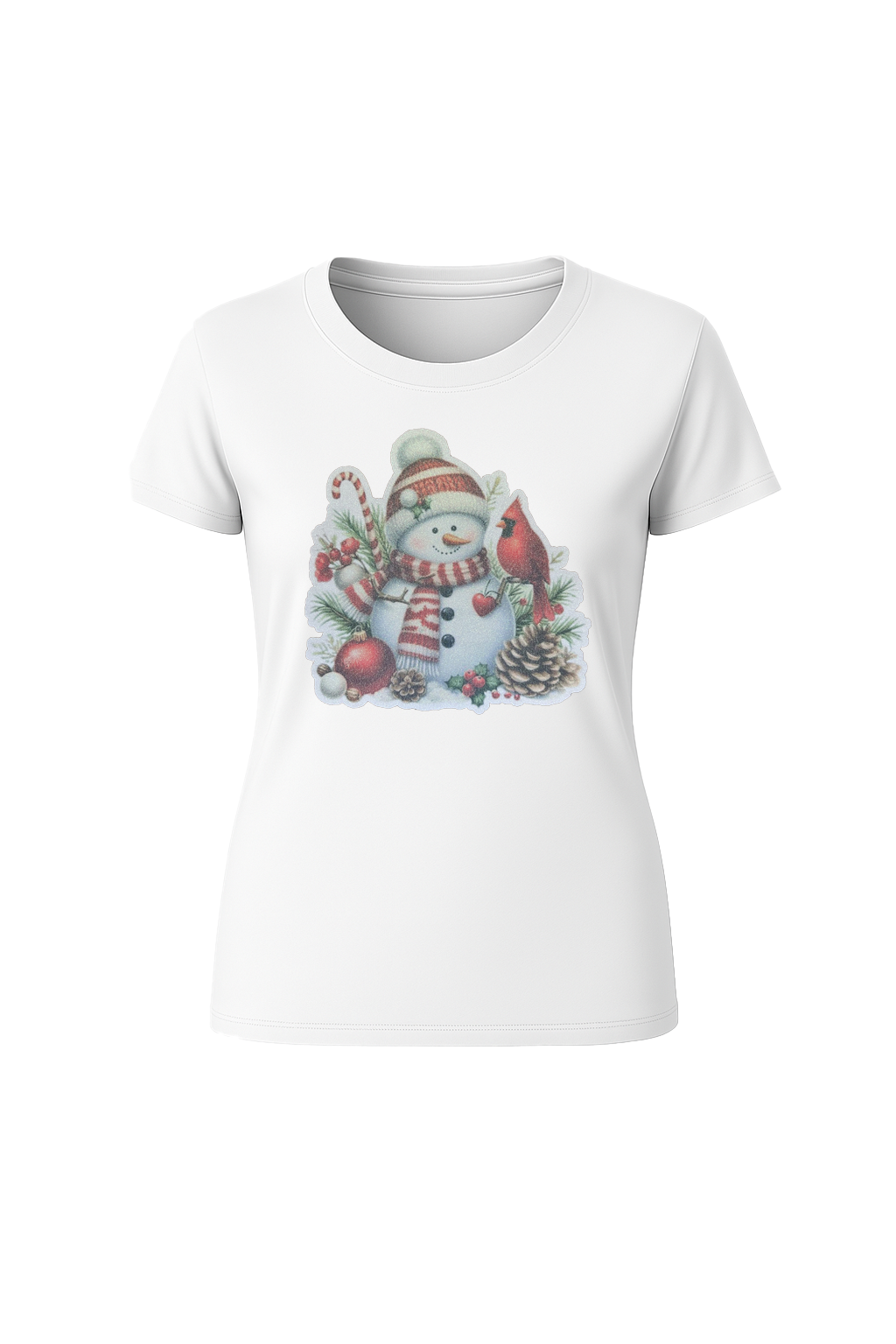 Glitter Cardinal's Gift Short Sleeve Tee