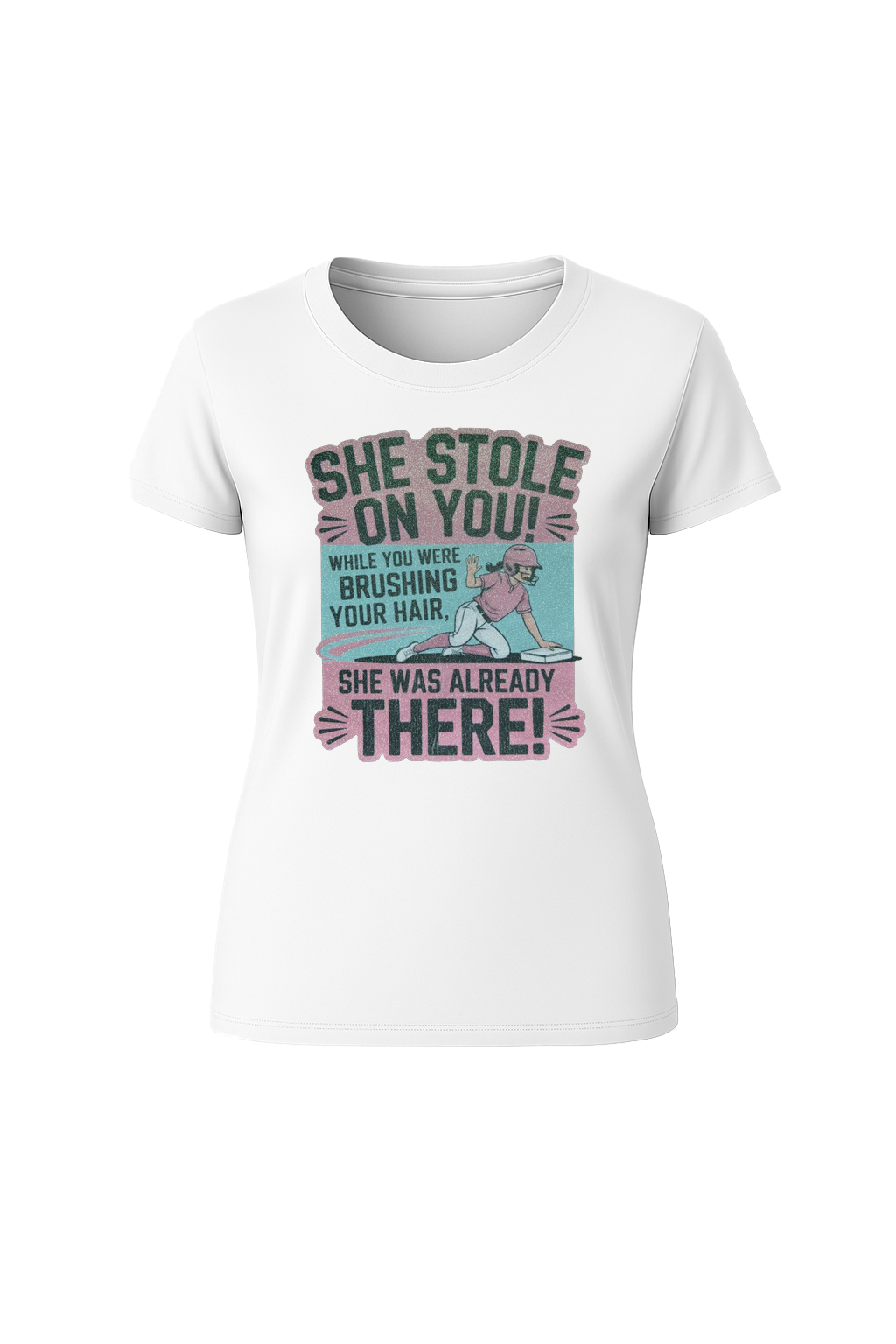 Glitter She Stole On You Short Sleeve Tee