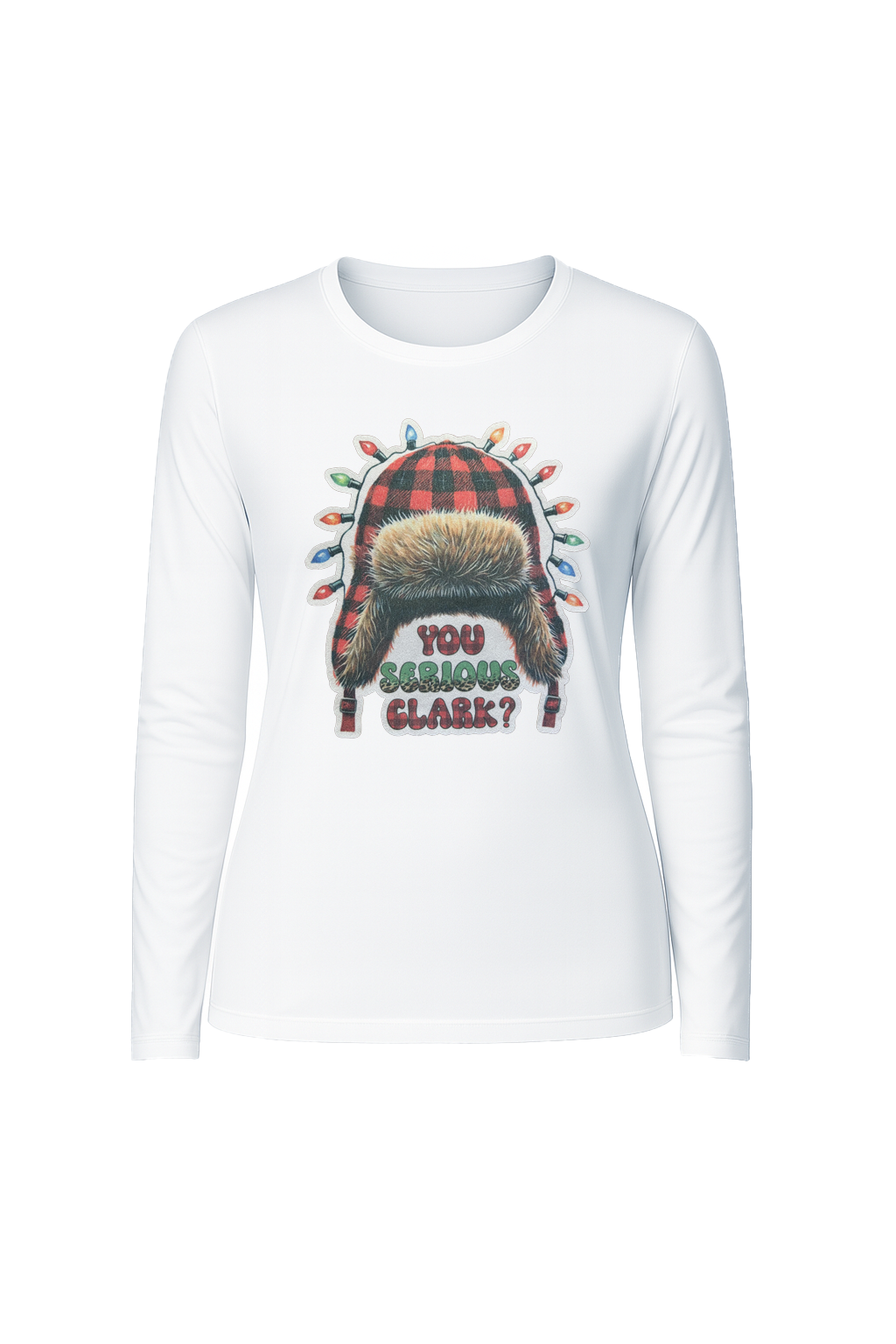 Glitter You Serious Clark? Long Sleeve Tee UPF 50