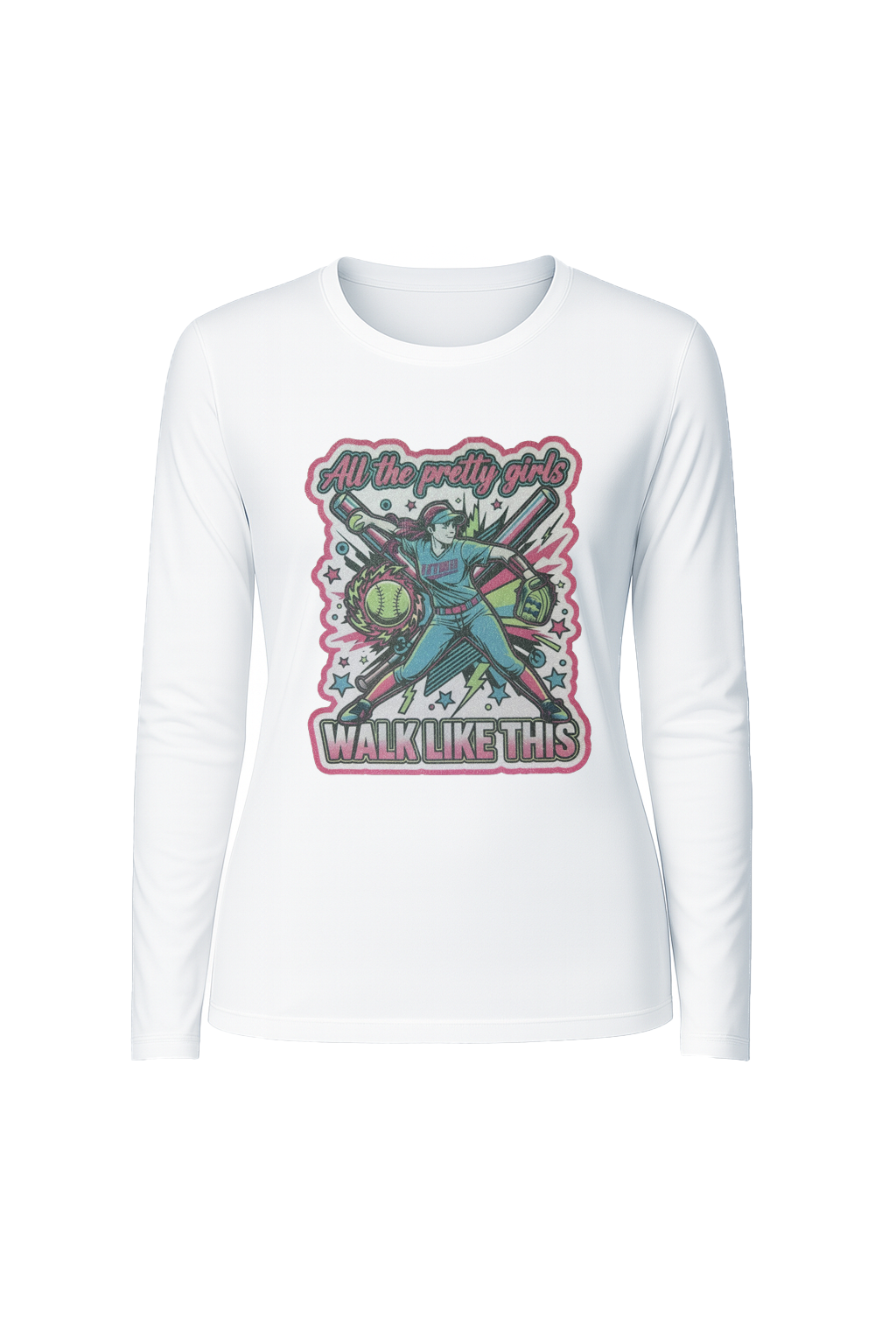 Glitter Pretty Girls Long Sleeve Tee UPF 50