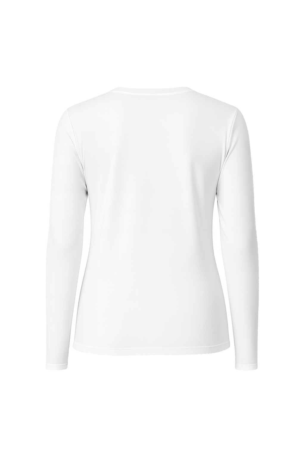 Glitter Teal Shield Long Sleeve V-Neck Tee